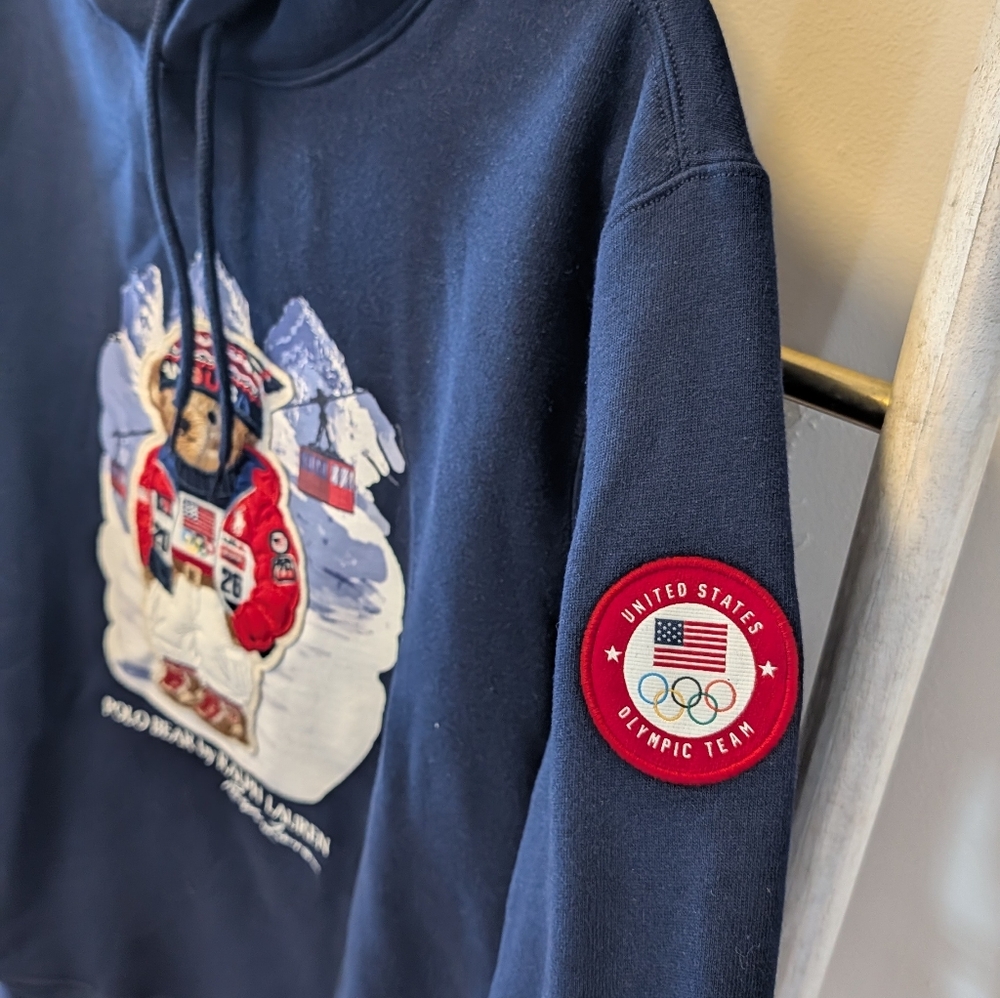 NEW Ralph Lauren Olympic Bear Sweatshirt - Picture 6 of 7